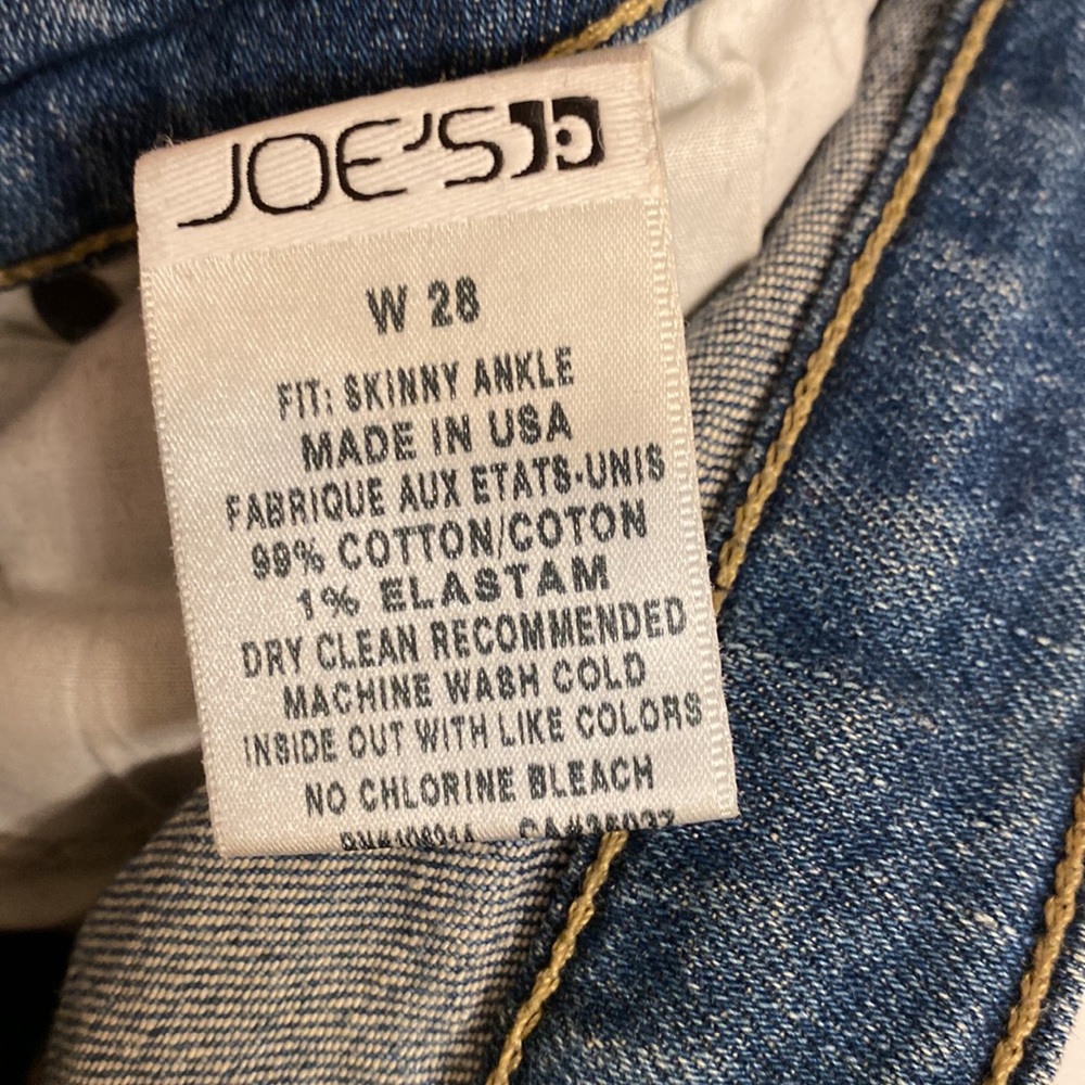 Joe’s Jeans Distressed Vintage Reserve Skinny Ankle Jeans - Picture 8 of 8